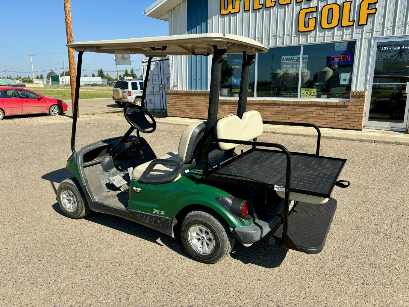 Used 2014 Yamaha DRIVE EFI Golf Cart with Rear Seat & Light Kit