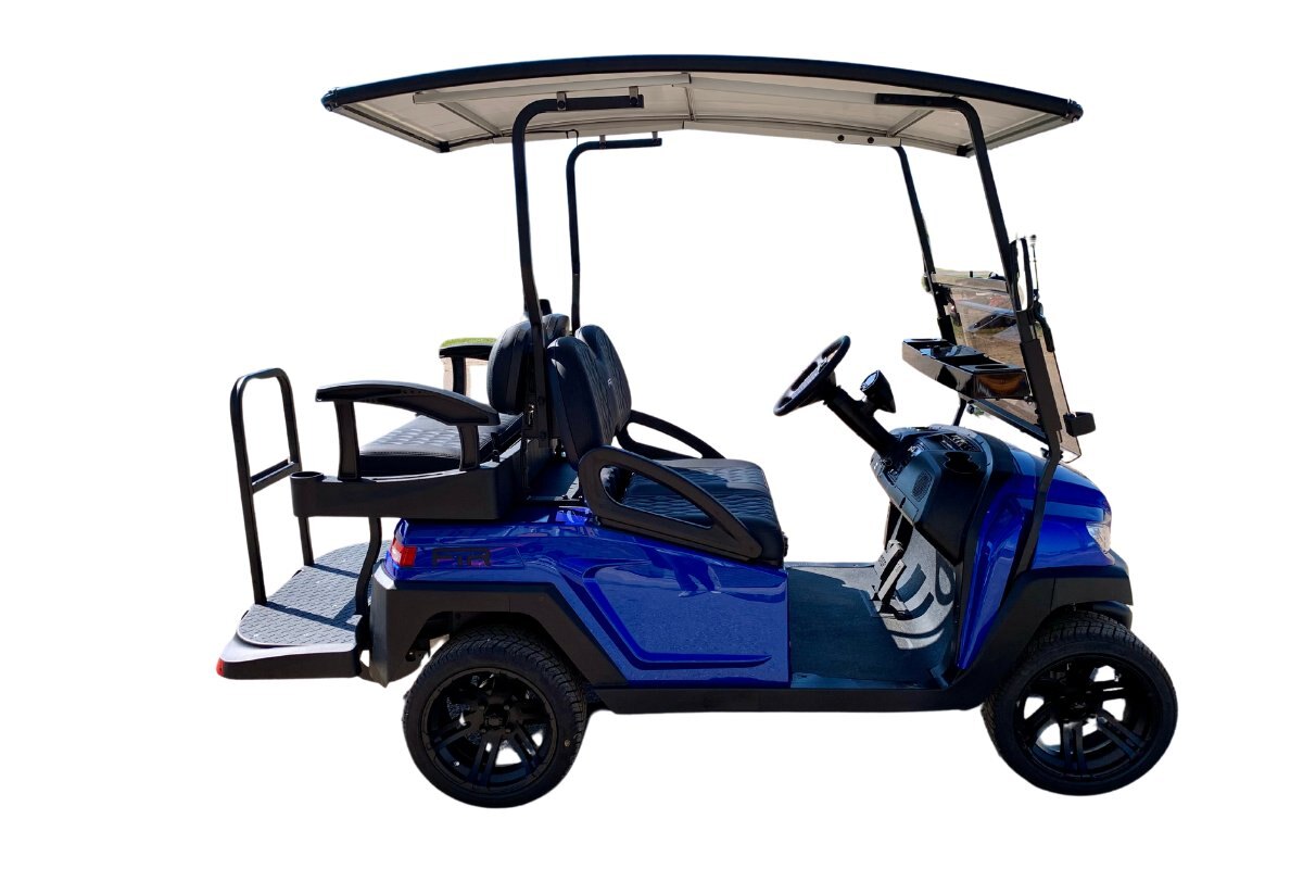 FTR Model 2+2 Solar Drive Lithium Golf Carts