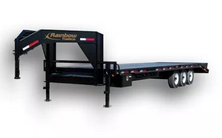 Rainbow 30' Heavy Deck Above Trailer  w/ 3-7000 lbs. Axles