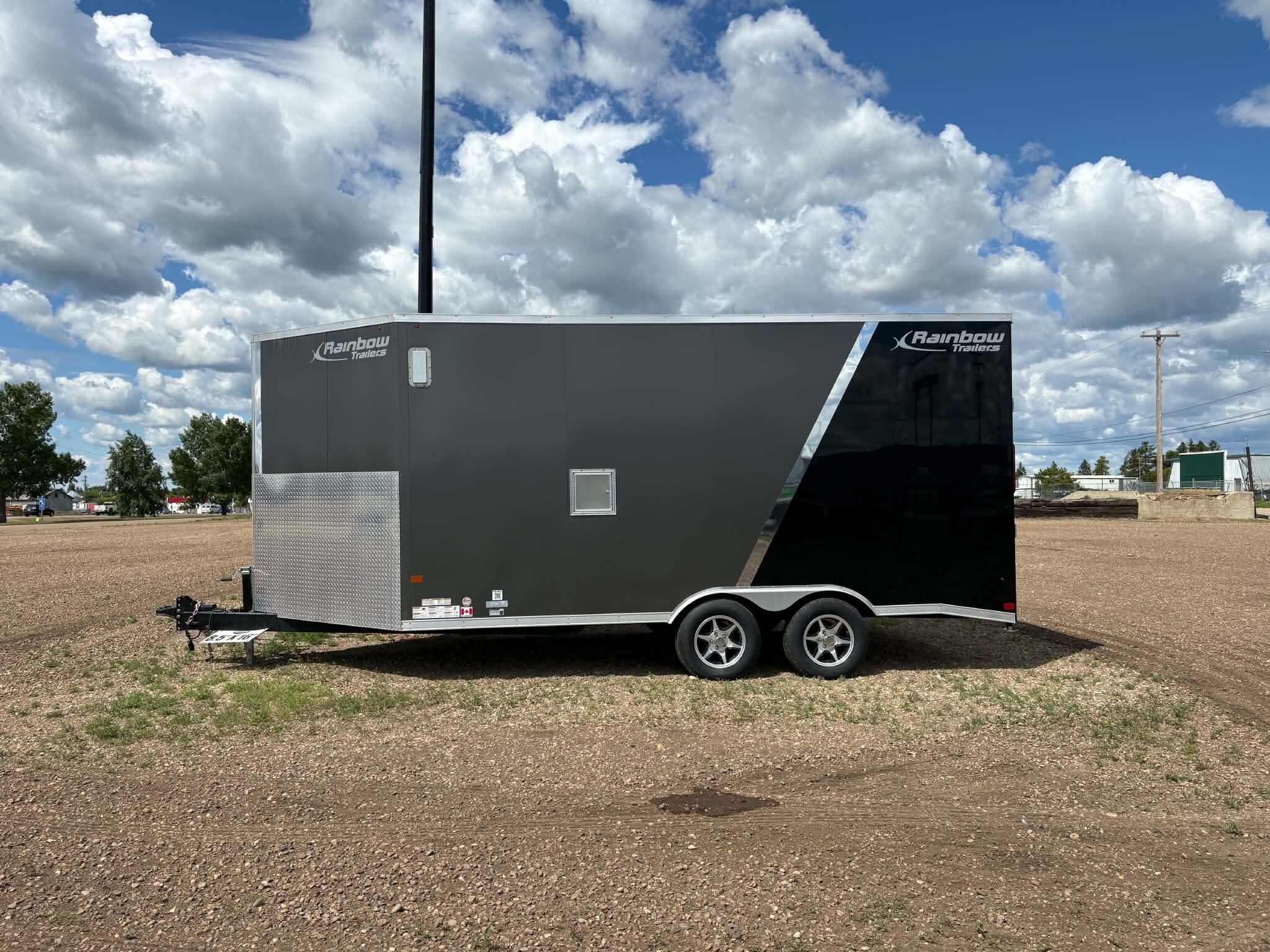 Rainbow 8.5' x 16' Toy Hauler w/ 2 3500 lbs. Axles