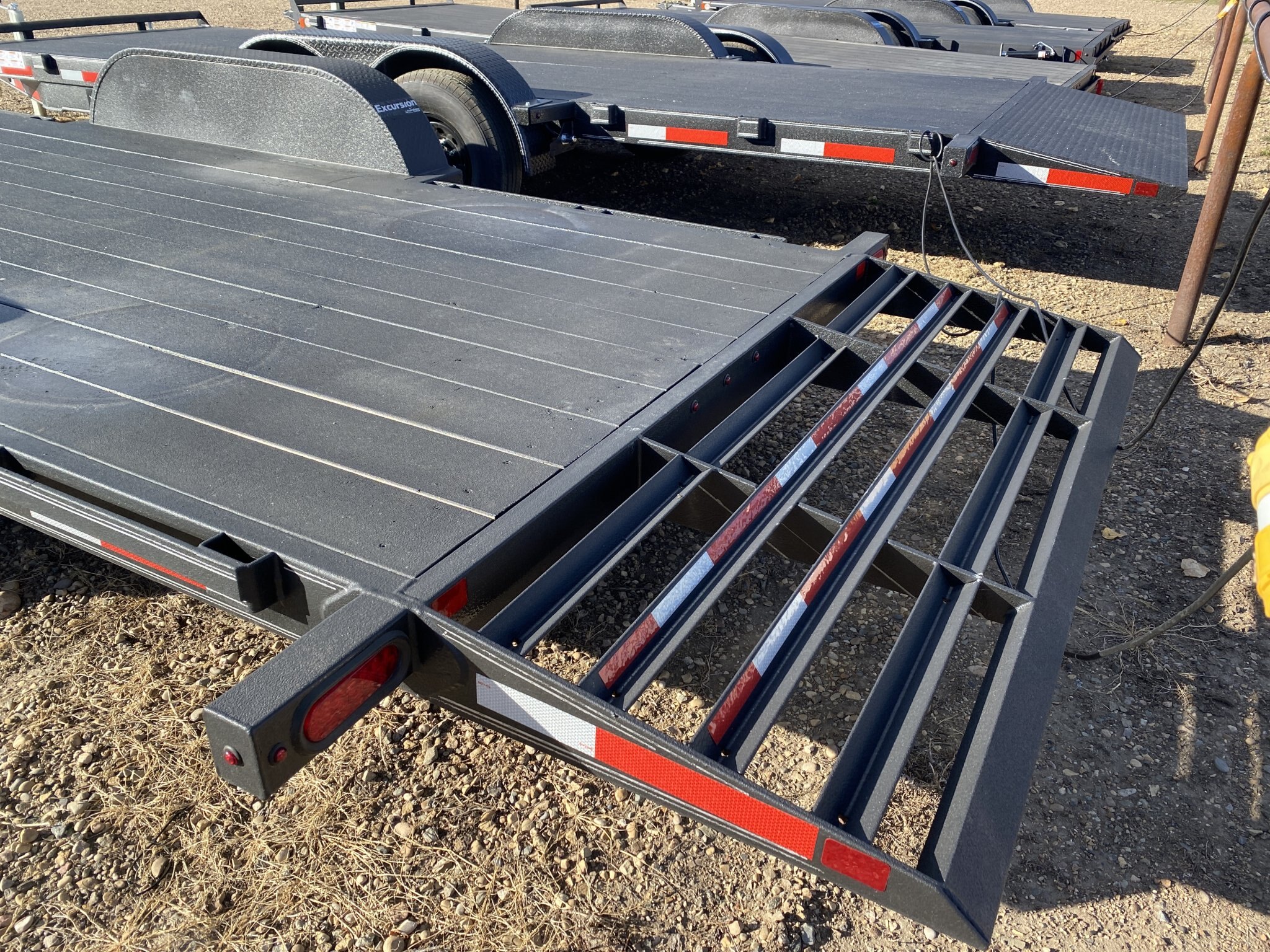 Rainbow 22' + 2' Partial Tilt Trailer w/ 2 7000 lbs. Axles