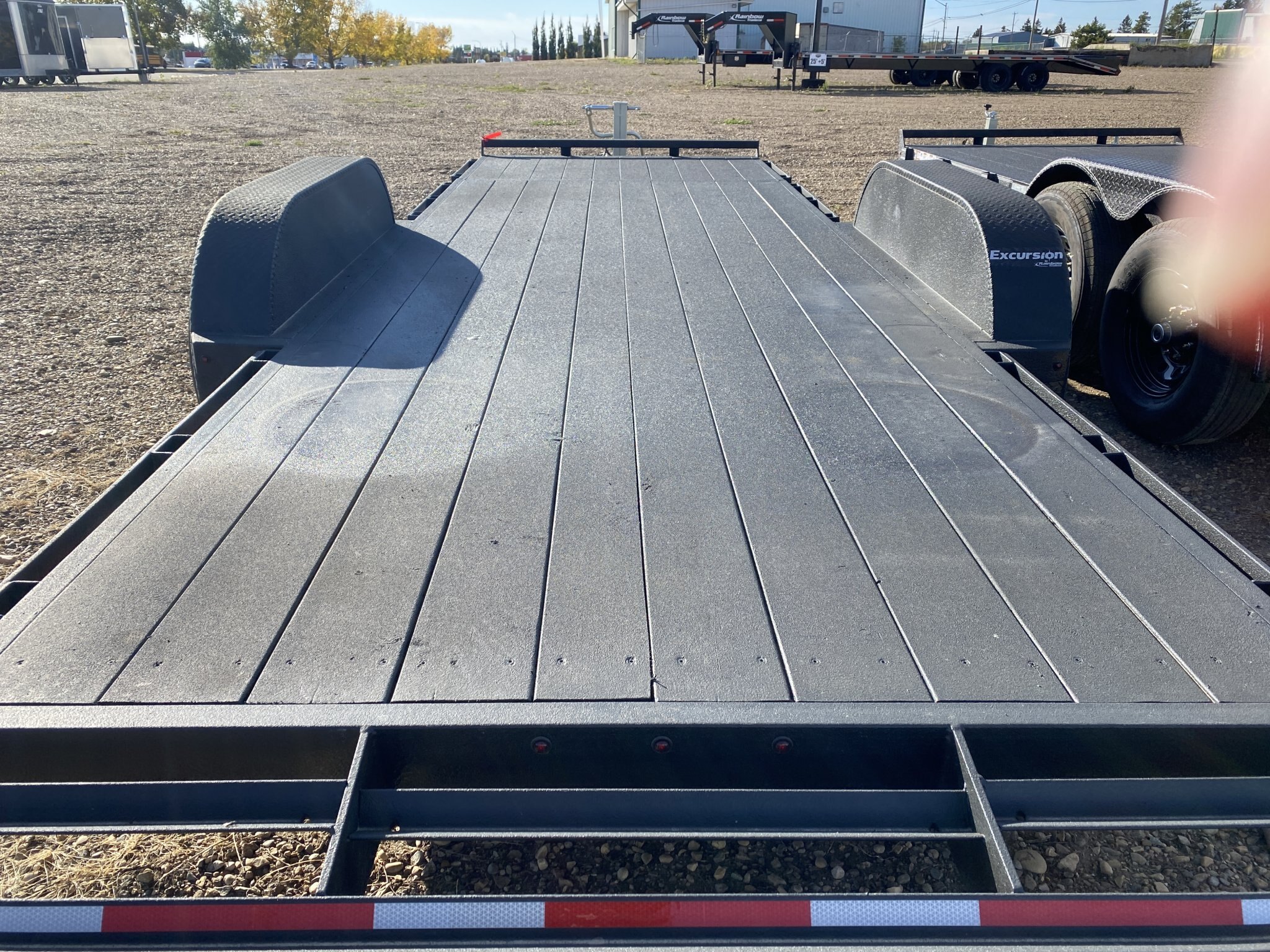Rainbow 22' + 2' Partial Tilt Trailer w/ 2 7000 lbs. Axles