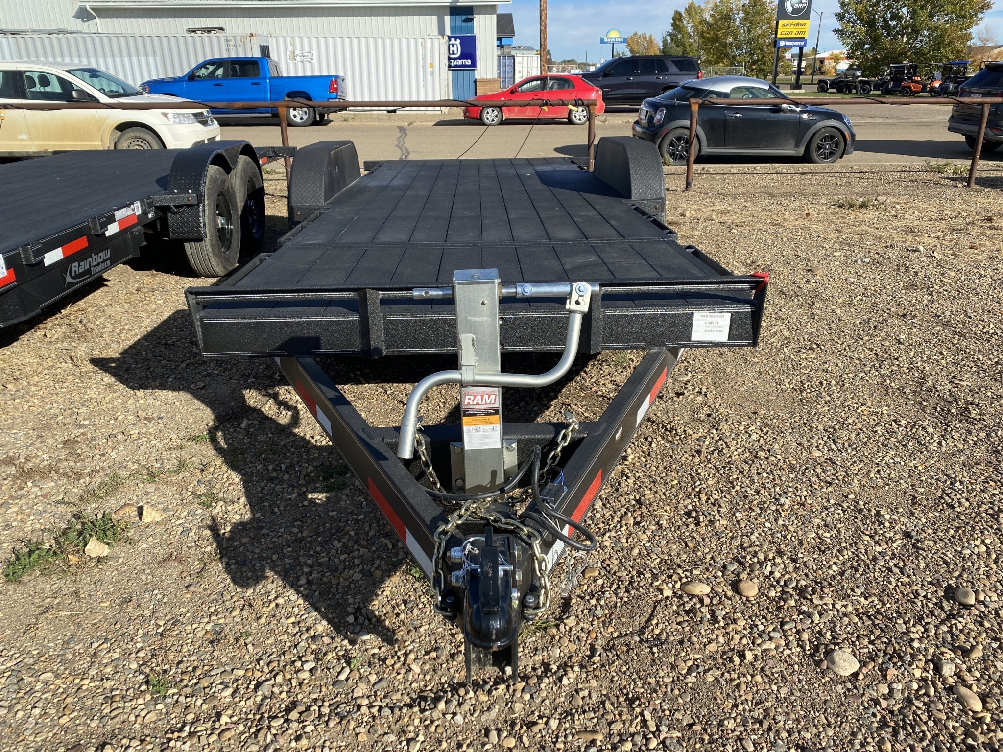 Rainbow 22' + 2' Partial Tilt Trailer w/ 2 7000 lbs. Axles