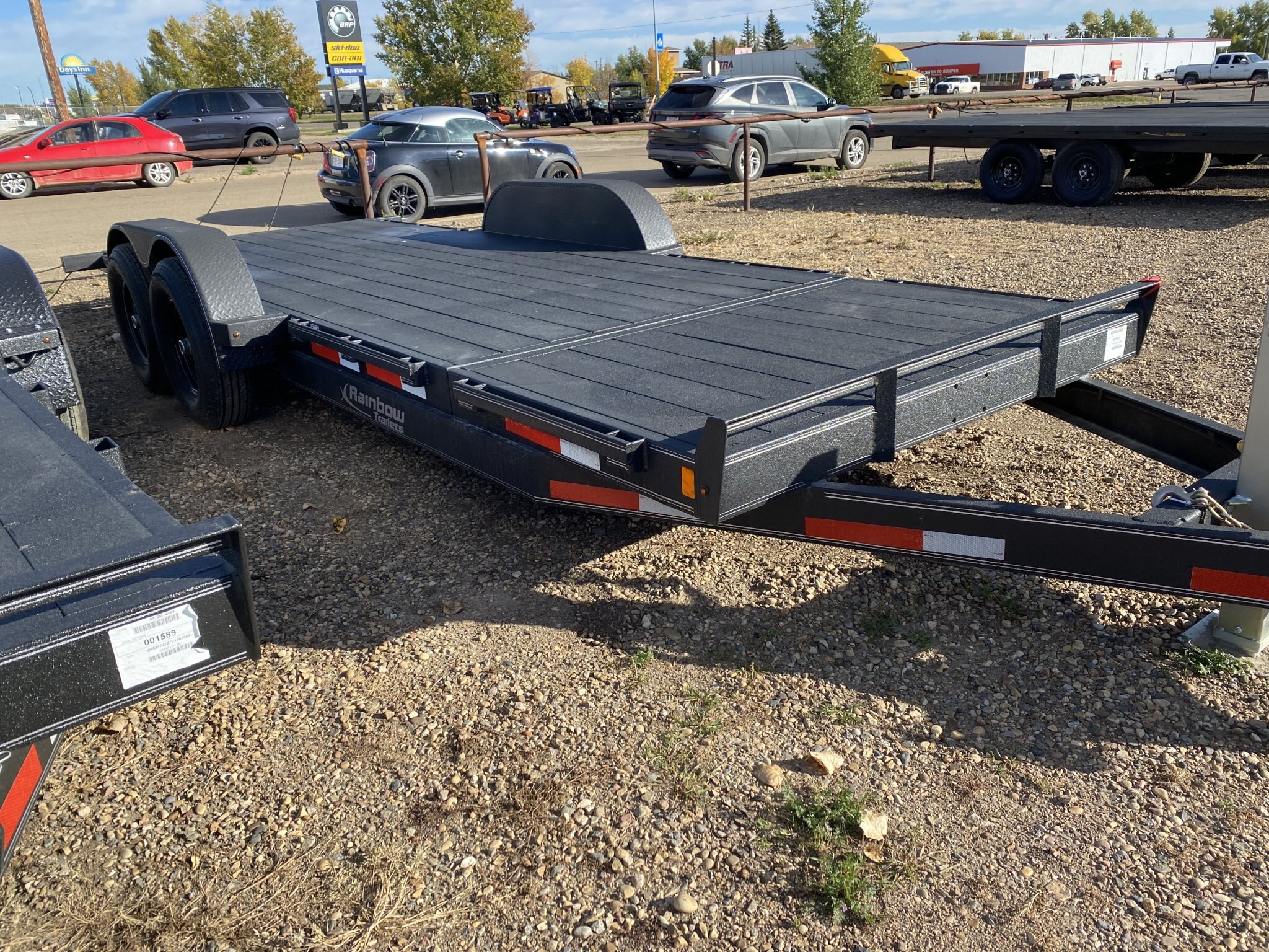 Rainbow 22' + 2' Partial Tilt Trailer w/ 2 7000 lbs. Axles
