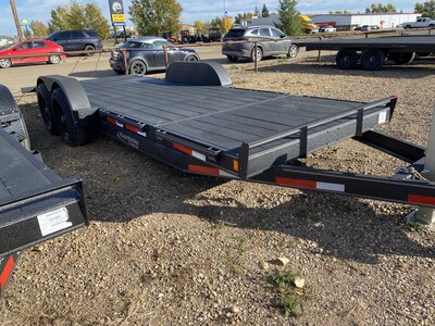 Rainbow 22' + 2' Partial Tilt Trailer w/ 2-7000 lbs. Axles