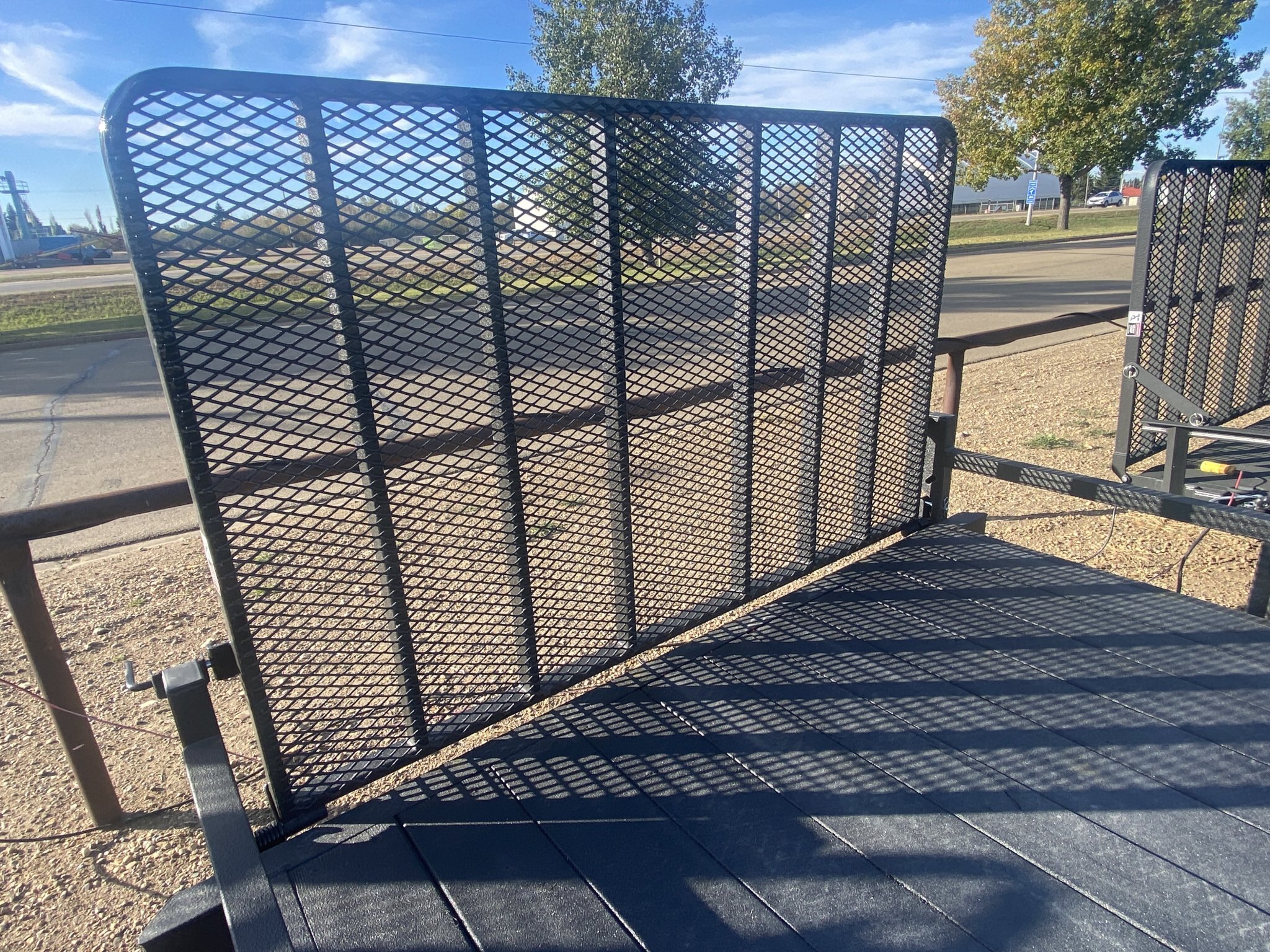 2027 Rainbow 7' x 14' Ramp Side Utility w/ 1 5.2k Braking Axles & L&G Spring Asst Ramp Express