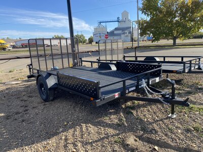 Rainbow Ramp Side Utility 7' x 12' Ramp Side Utility w/ 5200 lbs. Axle
