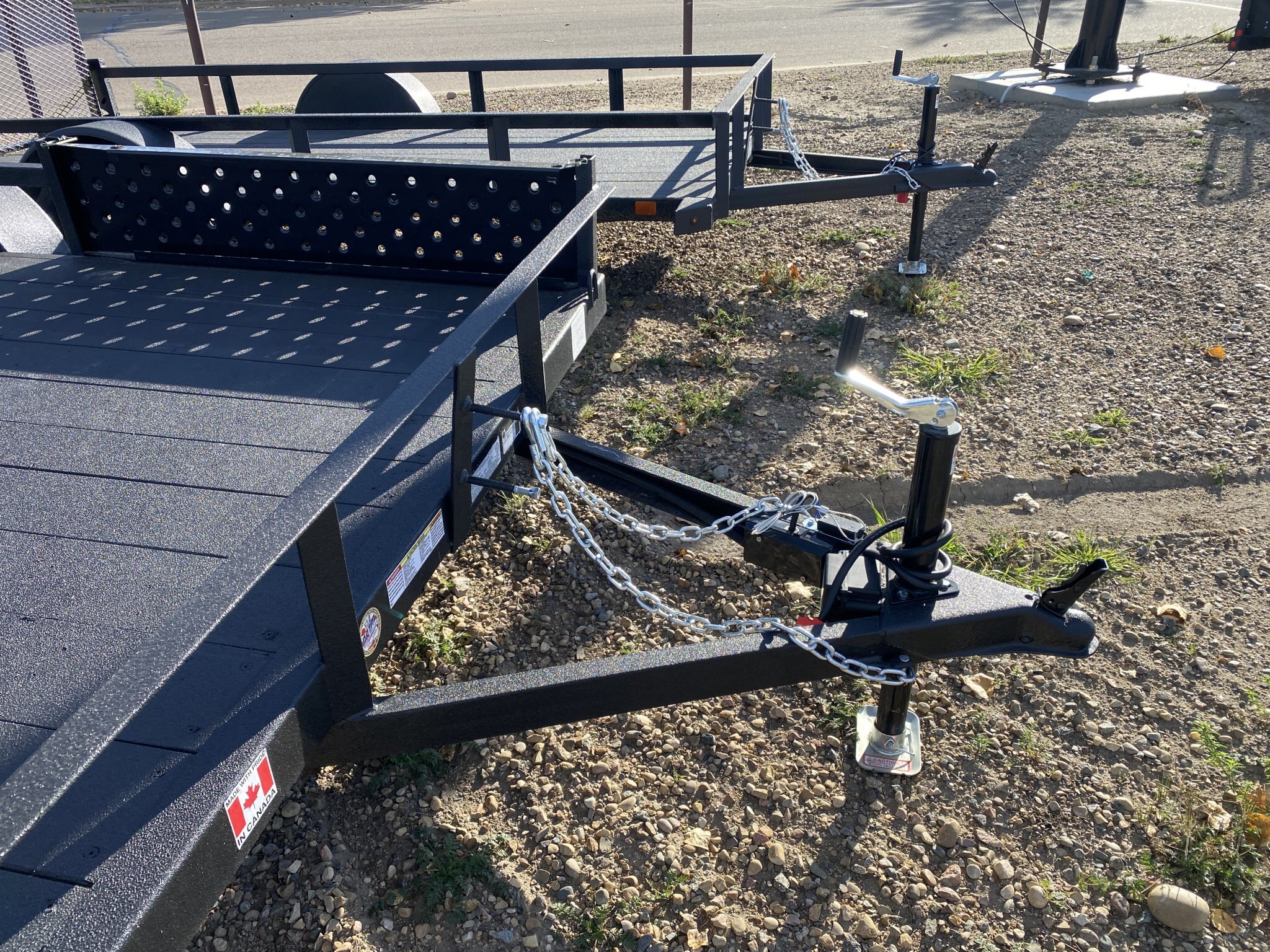 Rainbow Ramp Side Utility 7' x 12' Ramp Side Utility w/ 5200 lbs. Axle