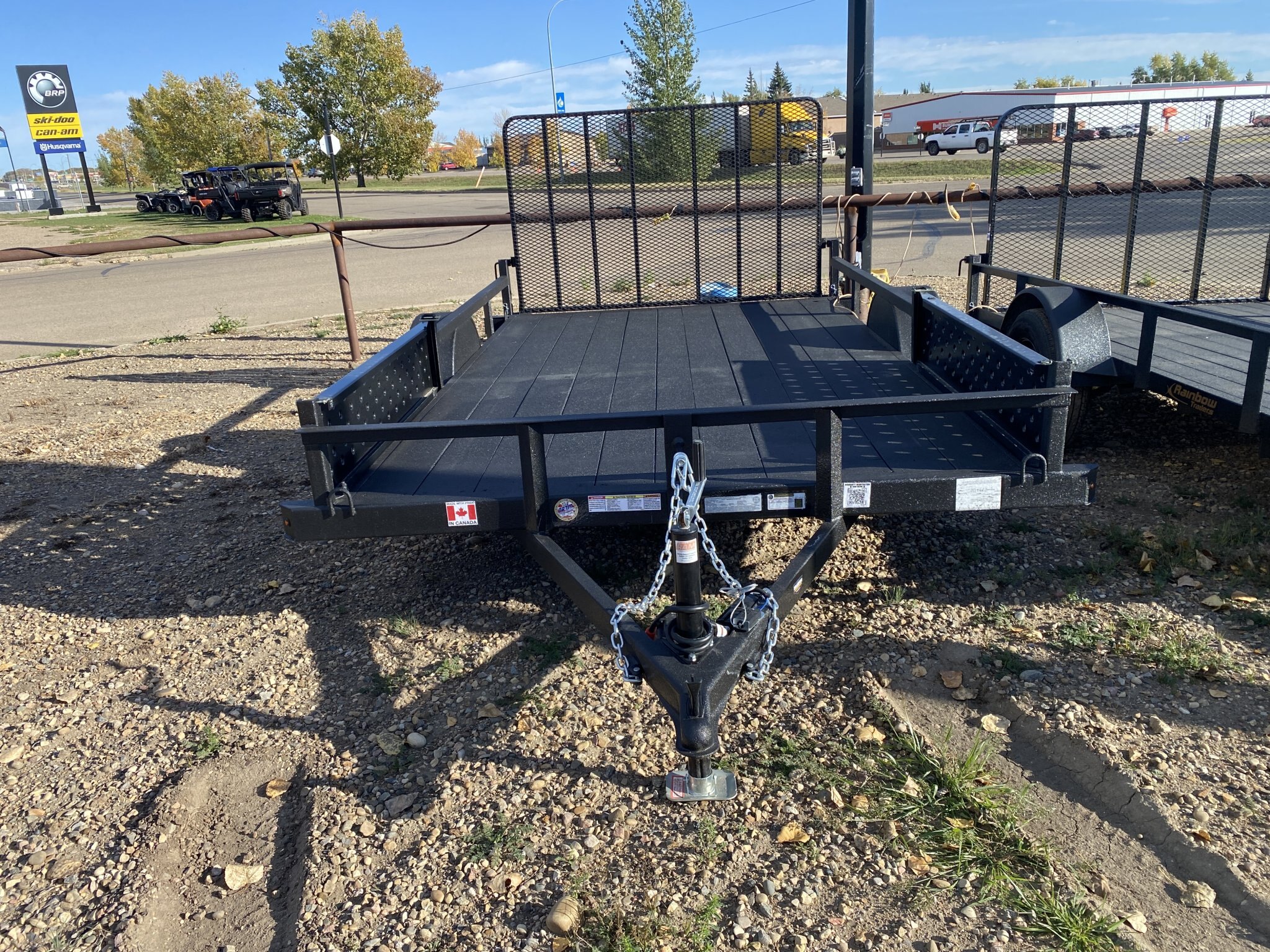 Rainbow Ramp Side Utility 7' x 12' Ramp Side Utility w/ 5200 lbs. Axle
