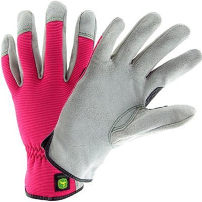 John Deere Ladies Cowhide Glove Spandex
