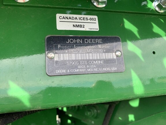 2021 John Deere S790