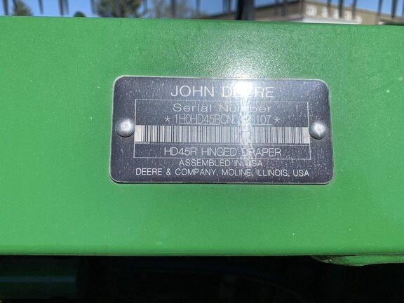 2022 John Deere HD45R