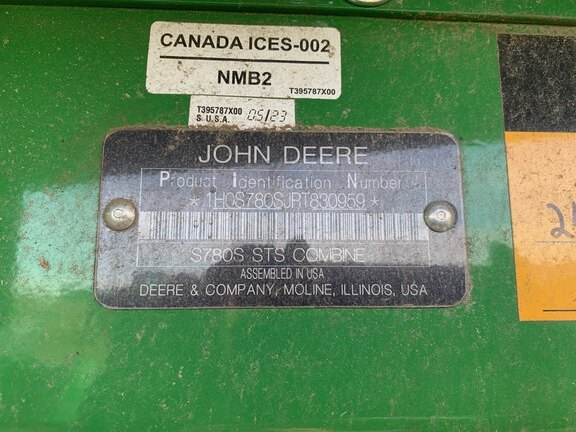 2024 John Deere S780