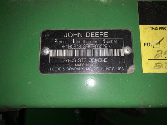 2019 John Deere S780