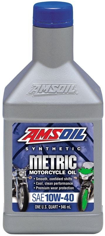 AMSOIL 10W 40 Synthetic Metric Motorcycle Oil