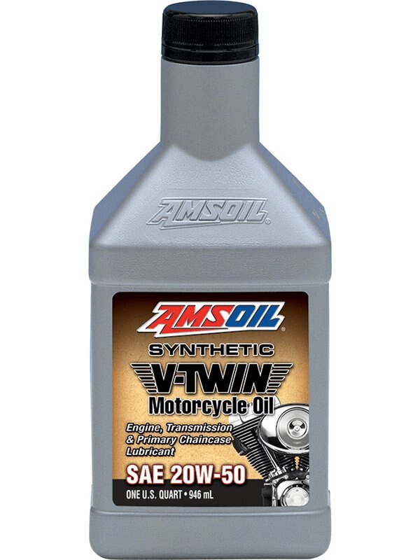 AMSOIL 20W 50 Synthetic V Twin Motorcycle Oil