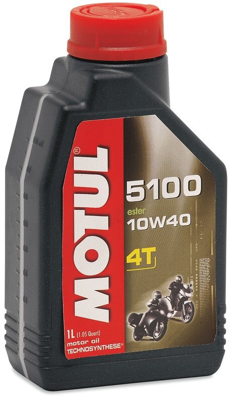 MOTUL 5100 4T ESTER TECHNOSYNTHETIC ENGINE OIL 10W40 1 LITRE