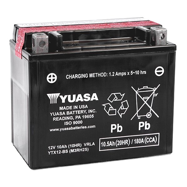 Yuasa Battery Maintenance Free AGM YTX12 BS