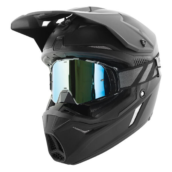 JOE ROCKET RKT 22 SNOW CROSS HELMET BLACK SIZE MEDIUM