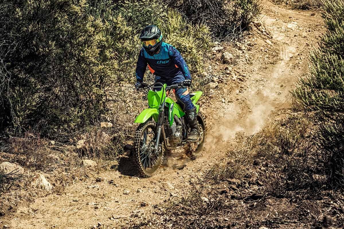 2027 Kawasaki KLX140R F Lime Green