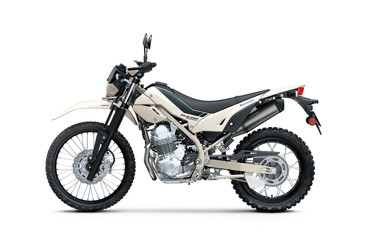 2026 Kawasaki KLX230 SHERPA S Whitish Beige