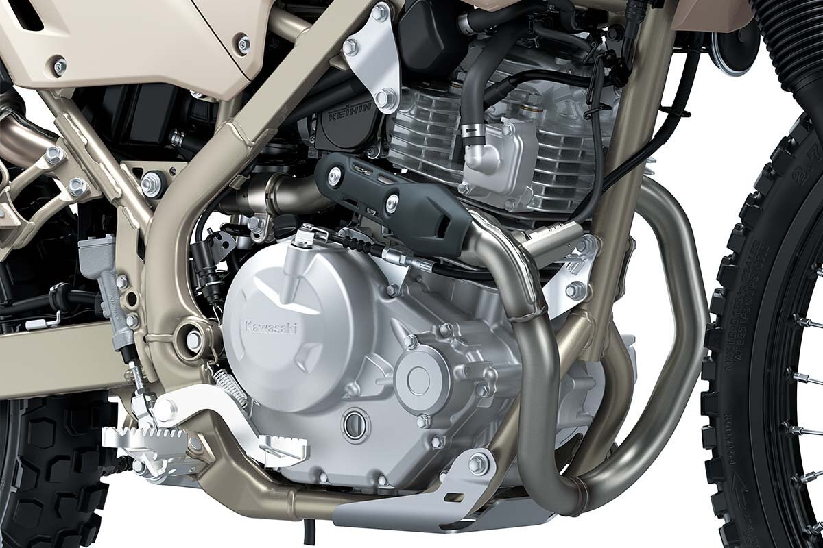 2026 Kawasaki KLX230 SHERPA S Whitish Beige