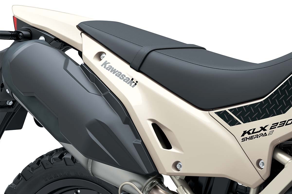 2026 Kawasaki KLX230 SHERPA S Whitish Beige