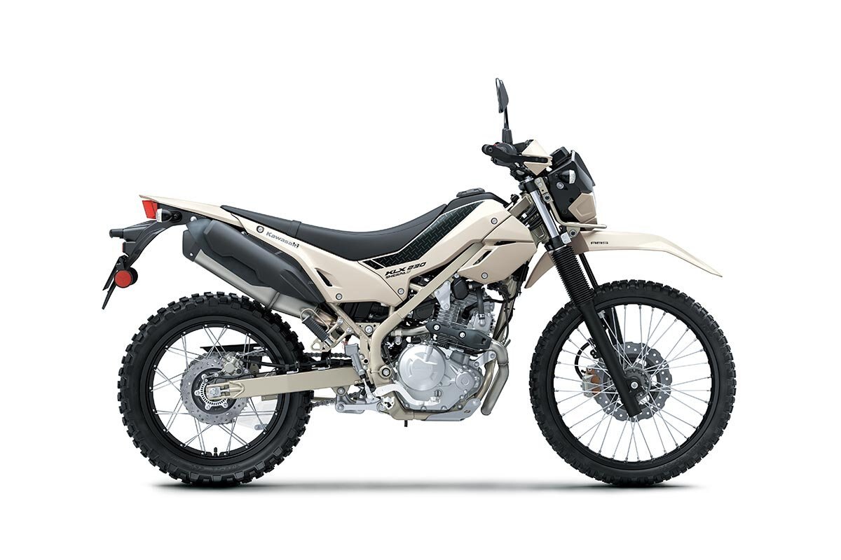 2026 Kawasaki KLX230 SHERPA S Whitish Beige