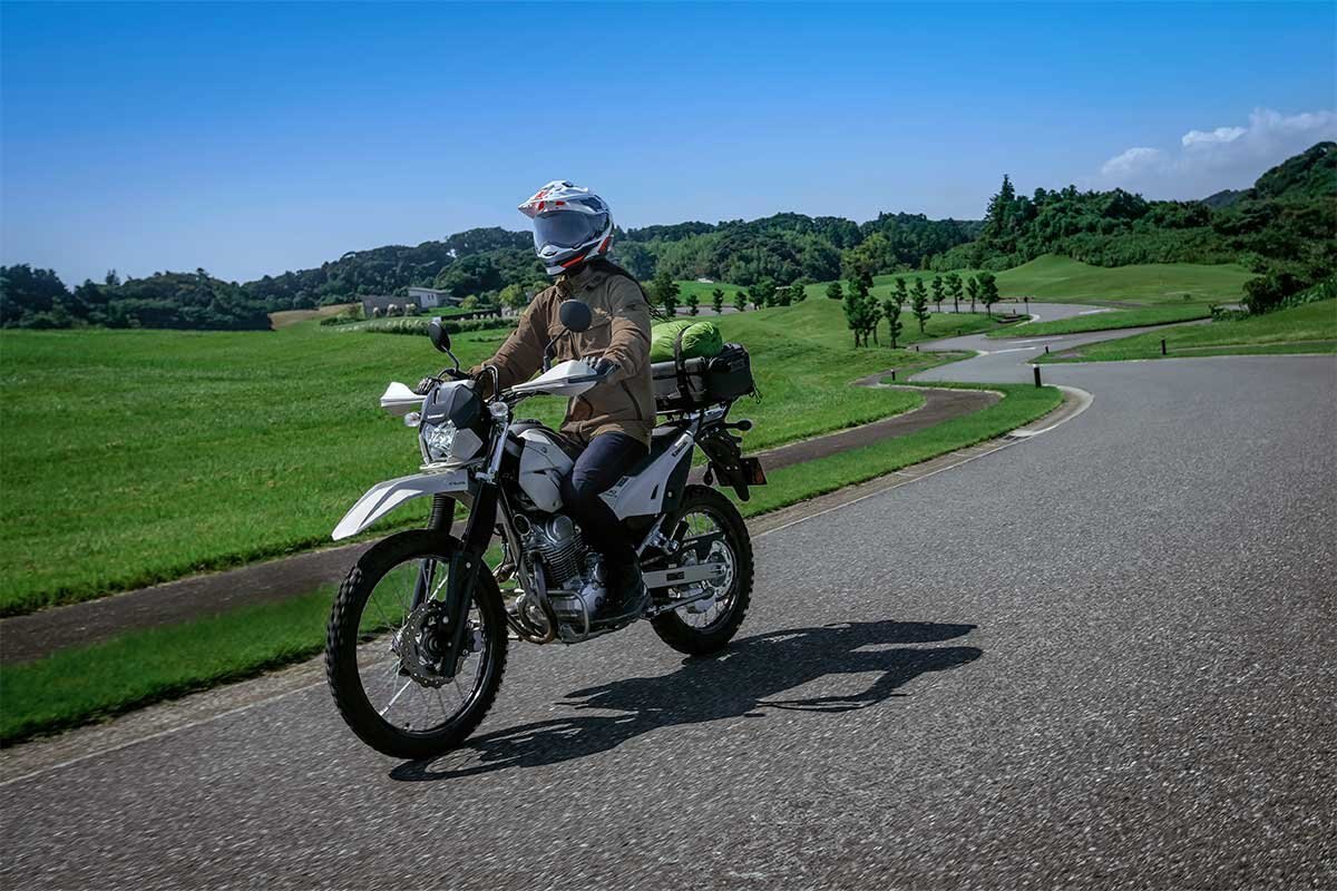 2026 Kawasaki KLX230 SHERPA S Whitish Beige