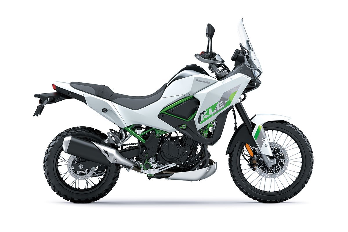 2026 Kawasaki KLE500 SE Pearl Blizzard White