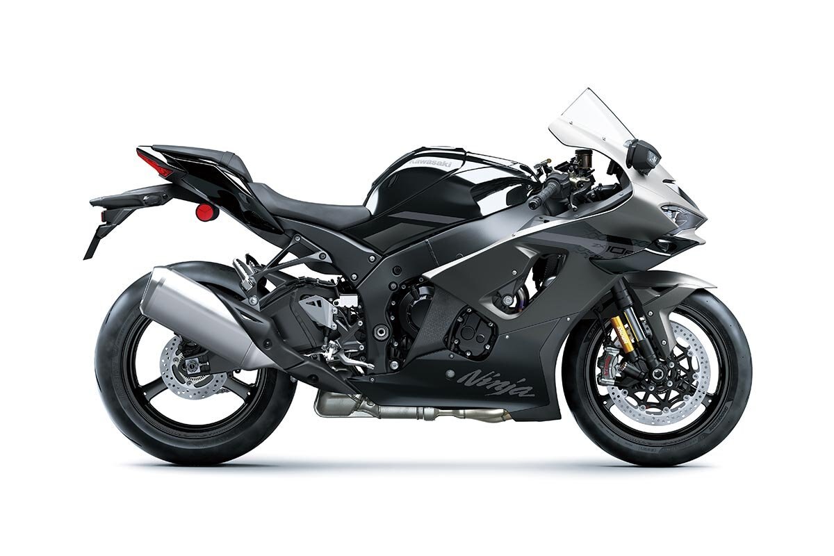 2026 Kawasaki NINJA ZX 10R Metallic Matte Graphenesteel Gray / Metallic Spark Black / Pearl Storm Gray
