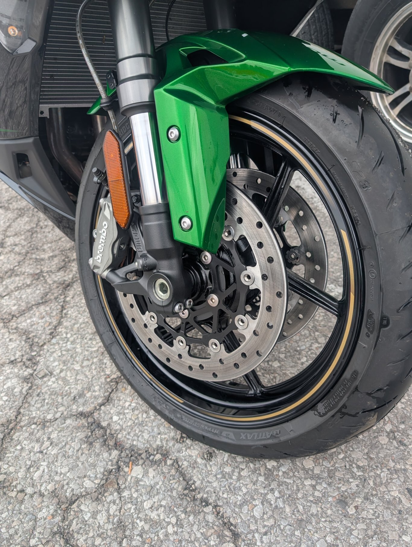 2025 Kawasaki NINJA 1100SX SE Emerald Blazed Green / Metallic Diablo Black