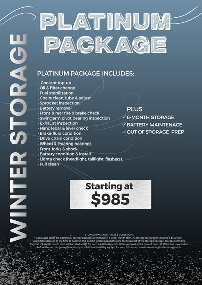 Motorcycle Platinum package