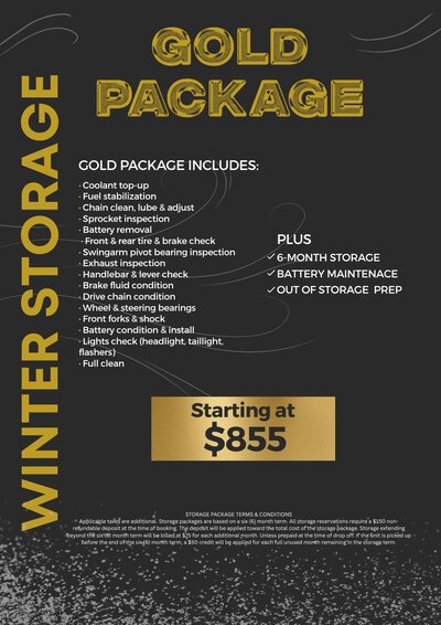 Motorcycle Gold Package