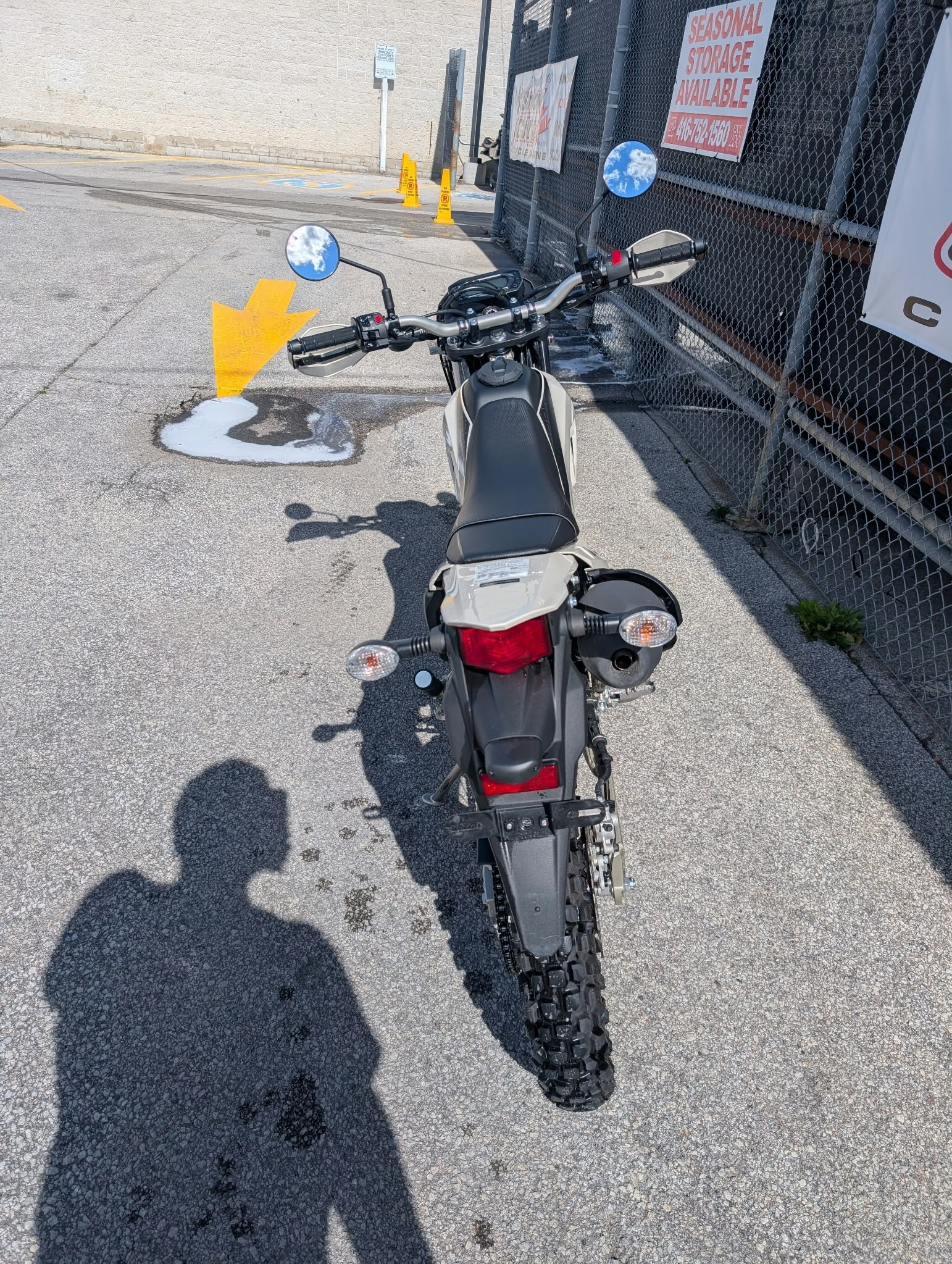 2026 Kawasaki KLX230 SHERPA S Whitish Beige