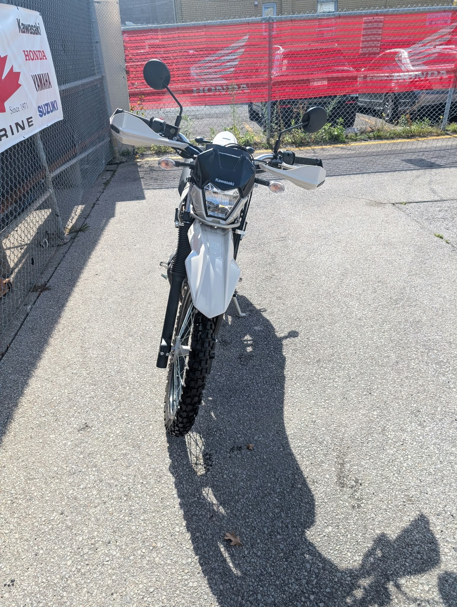2026 Kawasaki KLX230 SHERPA S Whitish Beige
