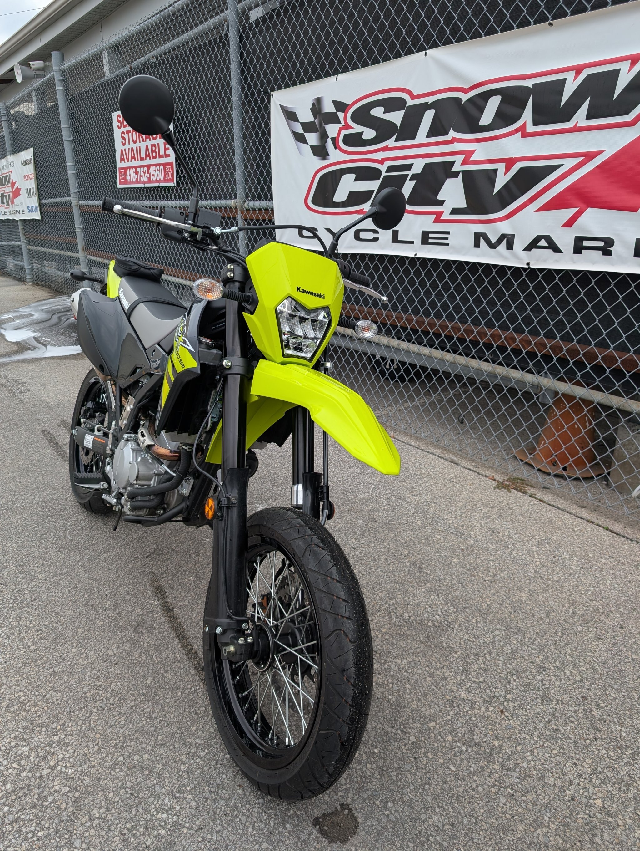 2026 Kawasaki KLX300SM Neon Green / Ebony