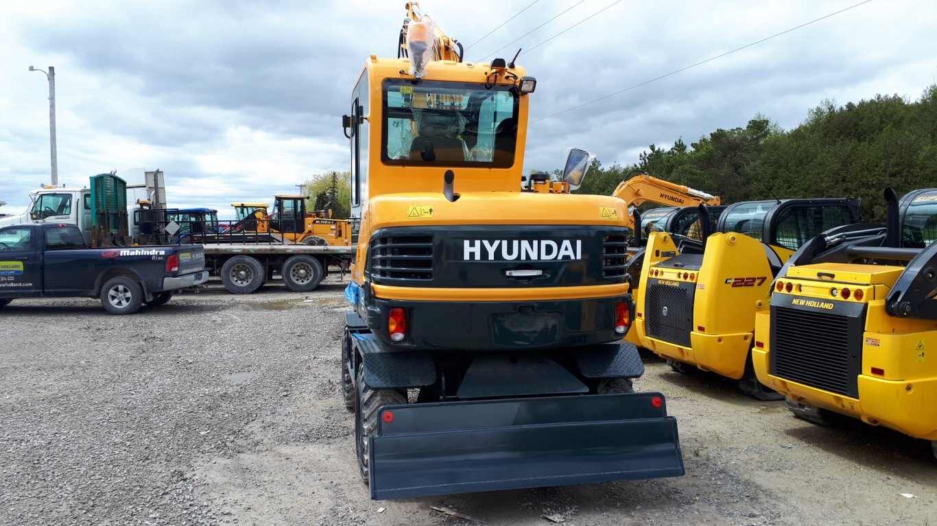 NEW Hyundai R55W 9A wheeled excavator
