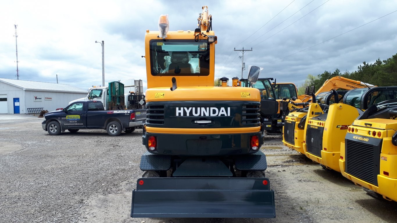 NEW Hyundai R55W 9A wheeled excavator