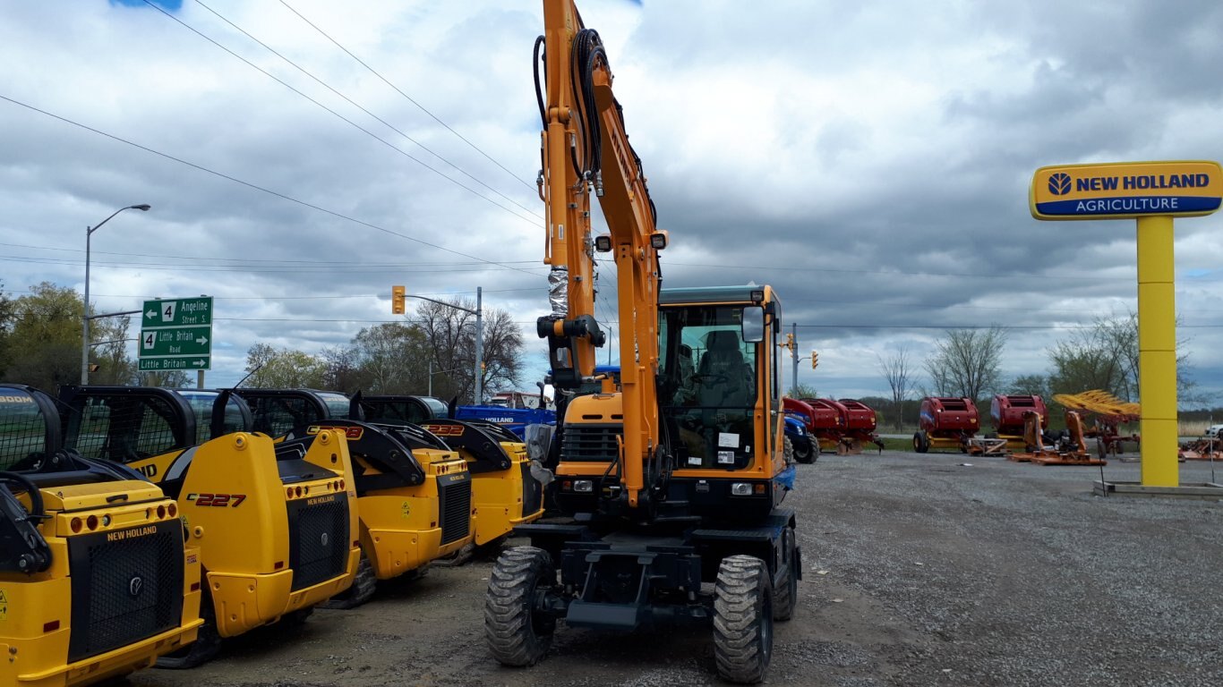 NEW Hyundai R55W 9A wheeled excavator