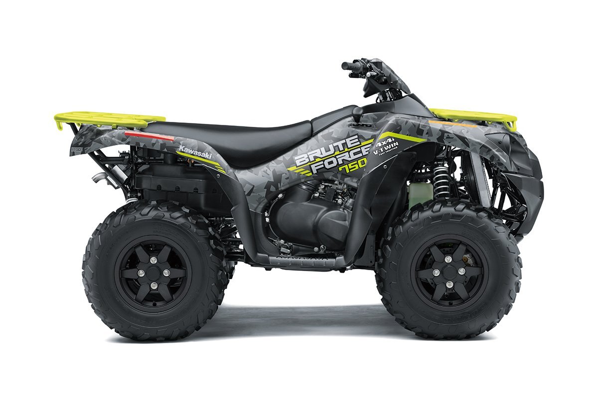 2023 Kawasaki BRUTE FORCE 750 4x4i EPS CYPHER CAMO GRAY