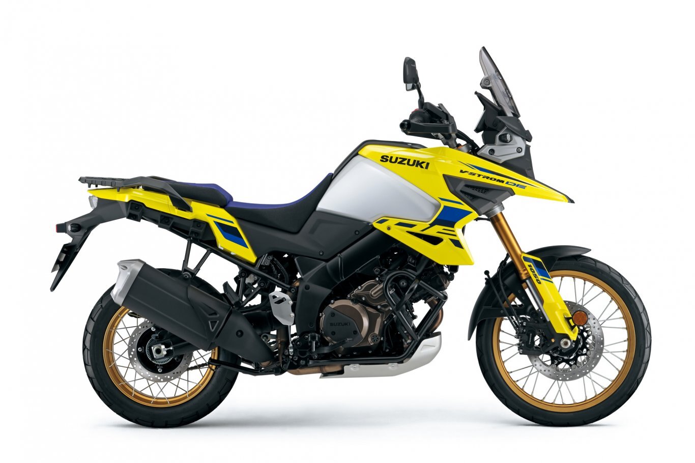 2023 Suzuki V STROM 1050DE Champion Yellow No.2 / Metallic Mat Sword Silver