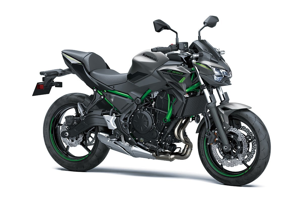 2023 Kawasaki Z650 METALLIC MATTE GRAPHENE STEEL GRAY / EBONY