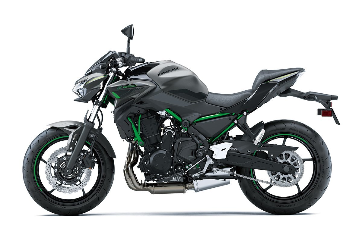 2023 Kawasaki Z650 METALLIC MATTE GRAPHENE STEEL GRAY / EBONY