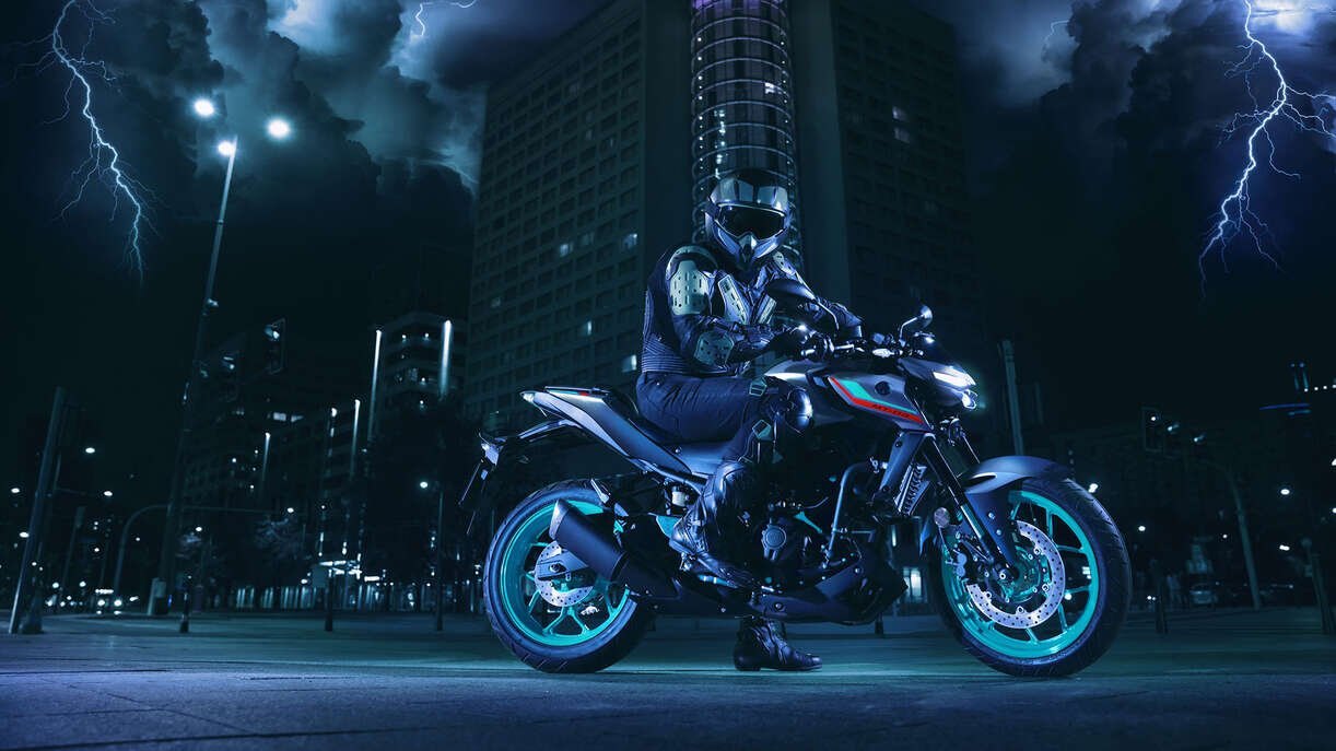 2023 Yamaha MT 03 Matte Raven Black