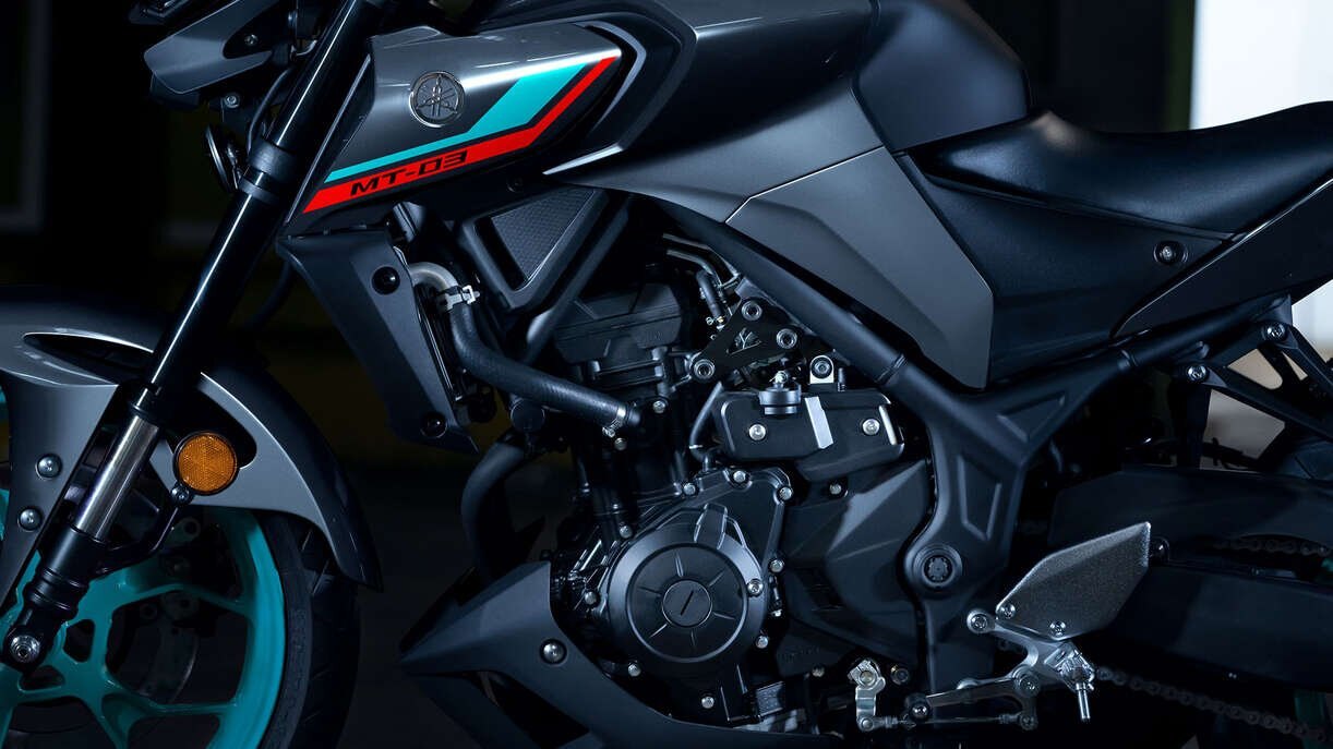 2023 Yamaha MT 03 Matte Raven Black