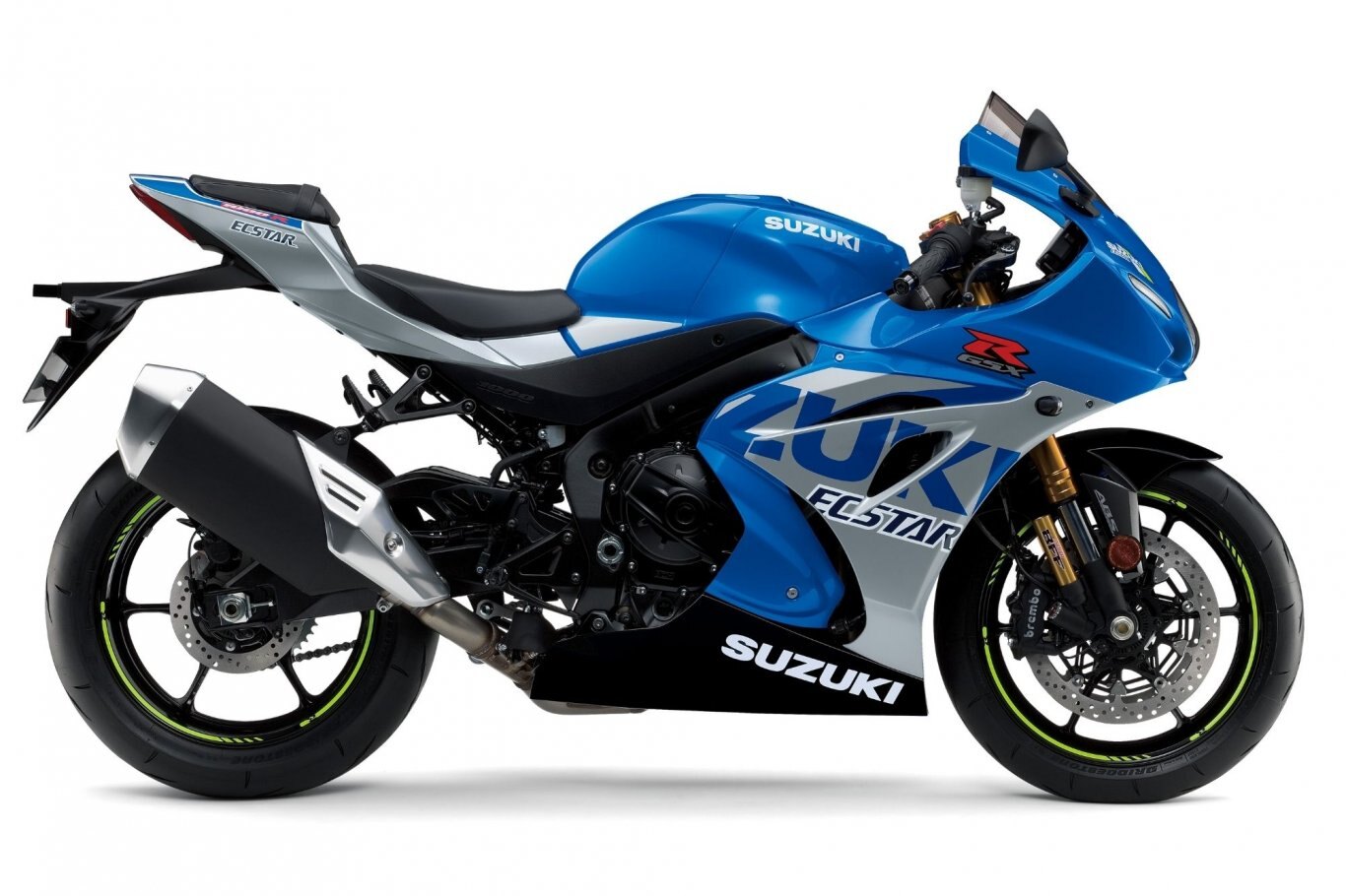 2023 Suzuki GSX R1000R Metallic Triton Blue/ Metallic Mystic Silver