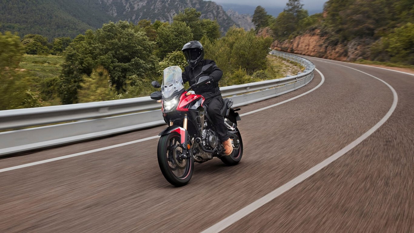 2023 Honda CB500X Grand Prix Red With Black Trim