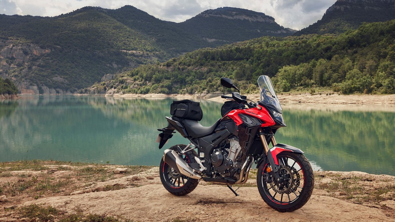 2023 Honda CB500X Grand Prix Red With Black Trim