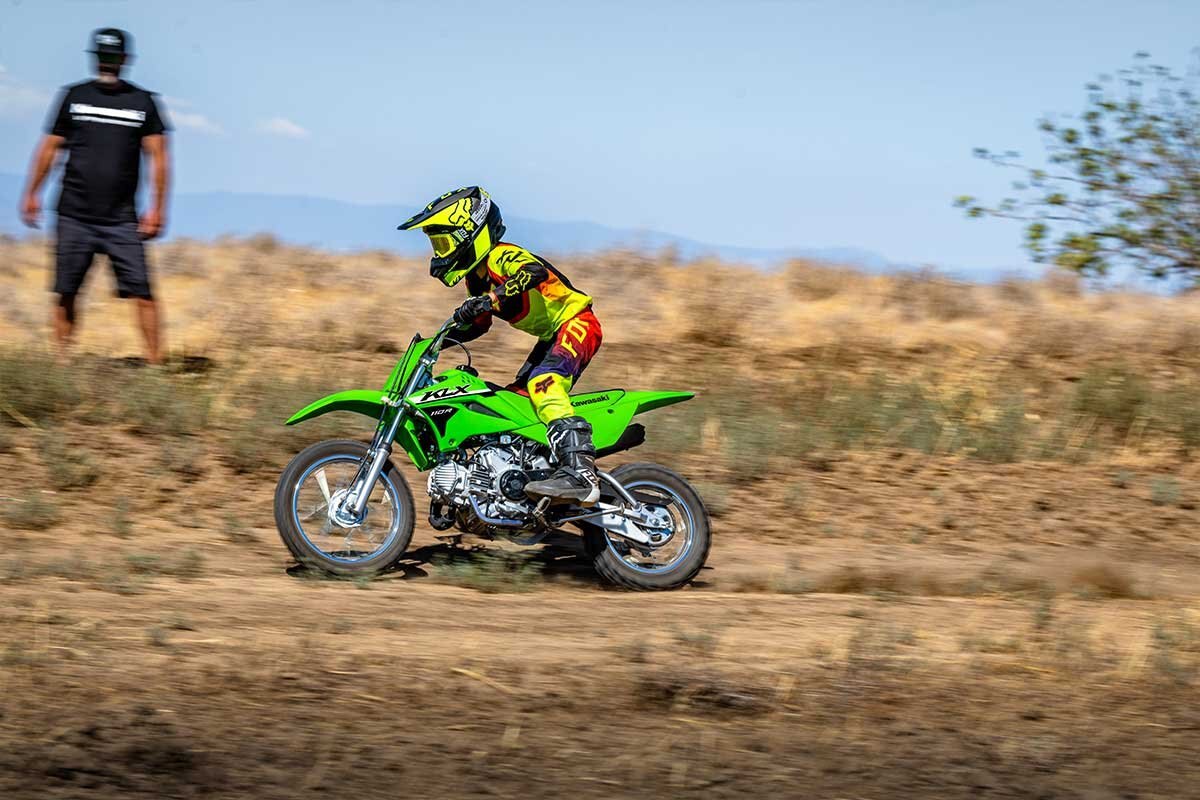 2024 Kawasaki KLX110R LIME GREEN